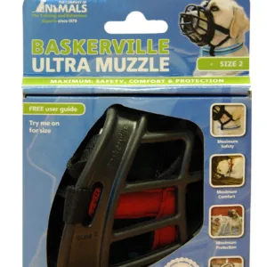 BASKERVILLE Ultra Muzzle Black Size 2.webp