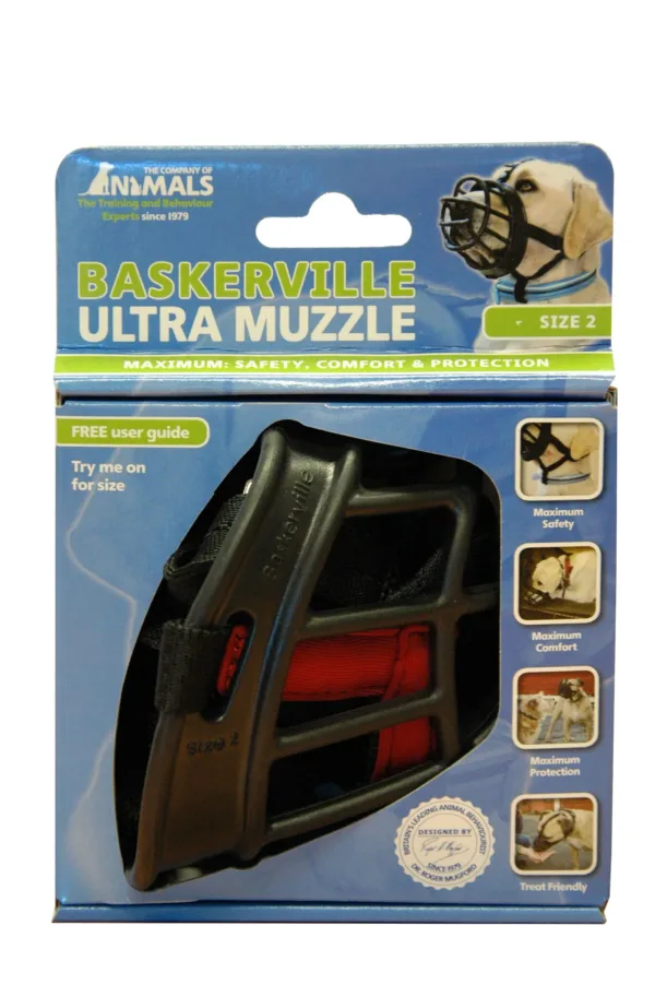 BASKERVILLE Ultra Muzzle Black Size 2.webp