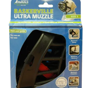BASKERVILLE Ultra Muzzle Black Size 5.webp