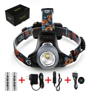 led head lamp plus components and batteries