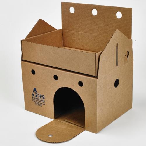 Cat castle with logo
